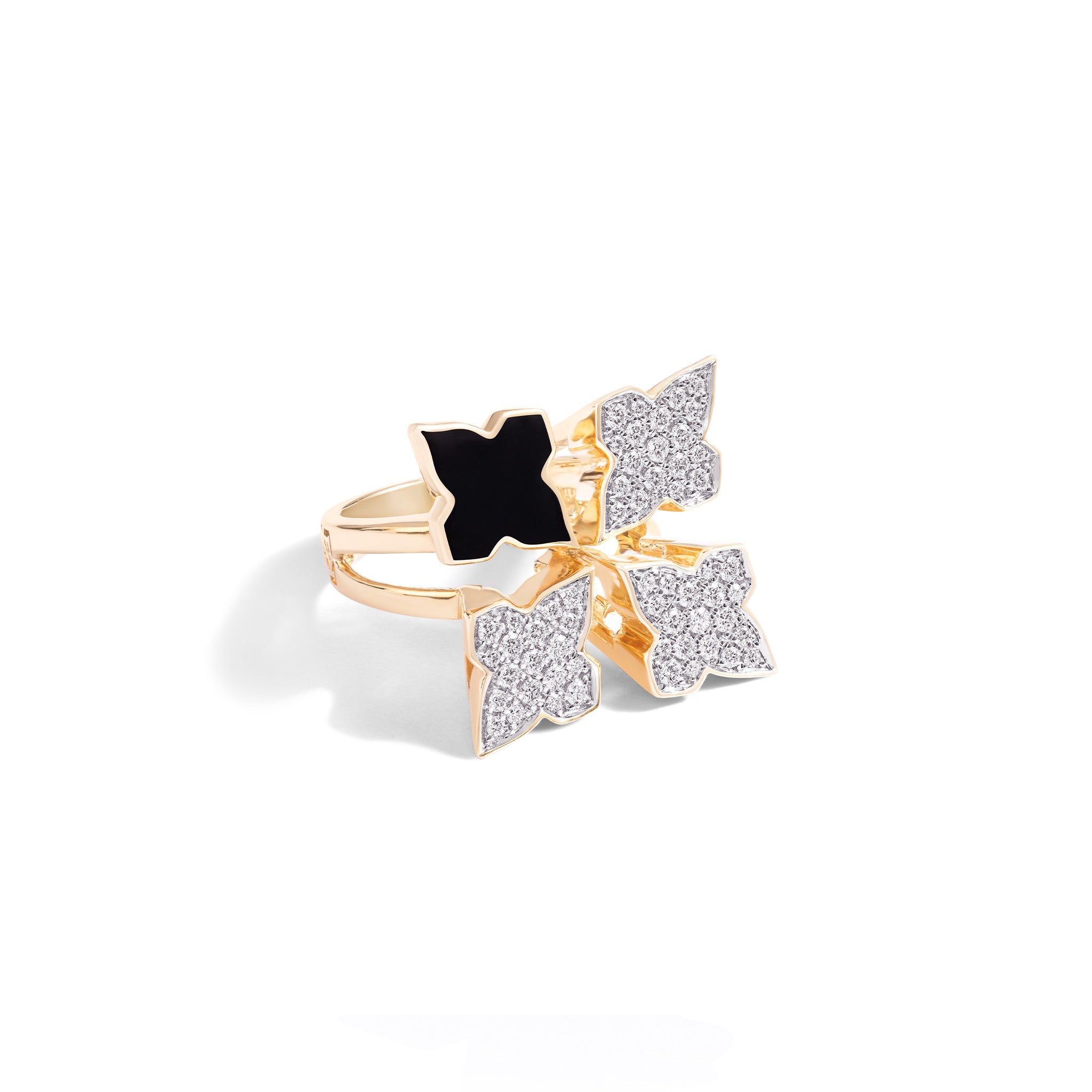 Stardust Black Ceramic Ring