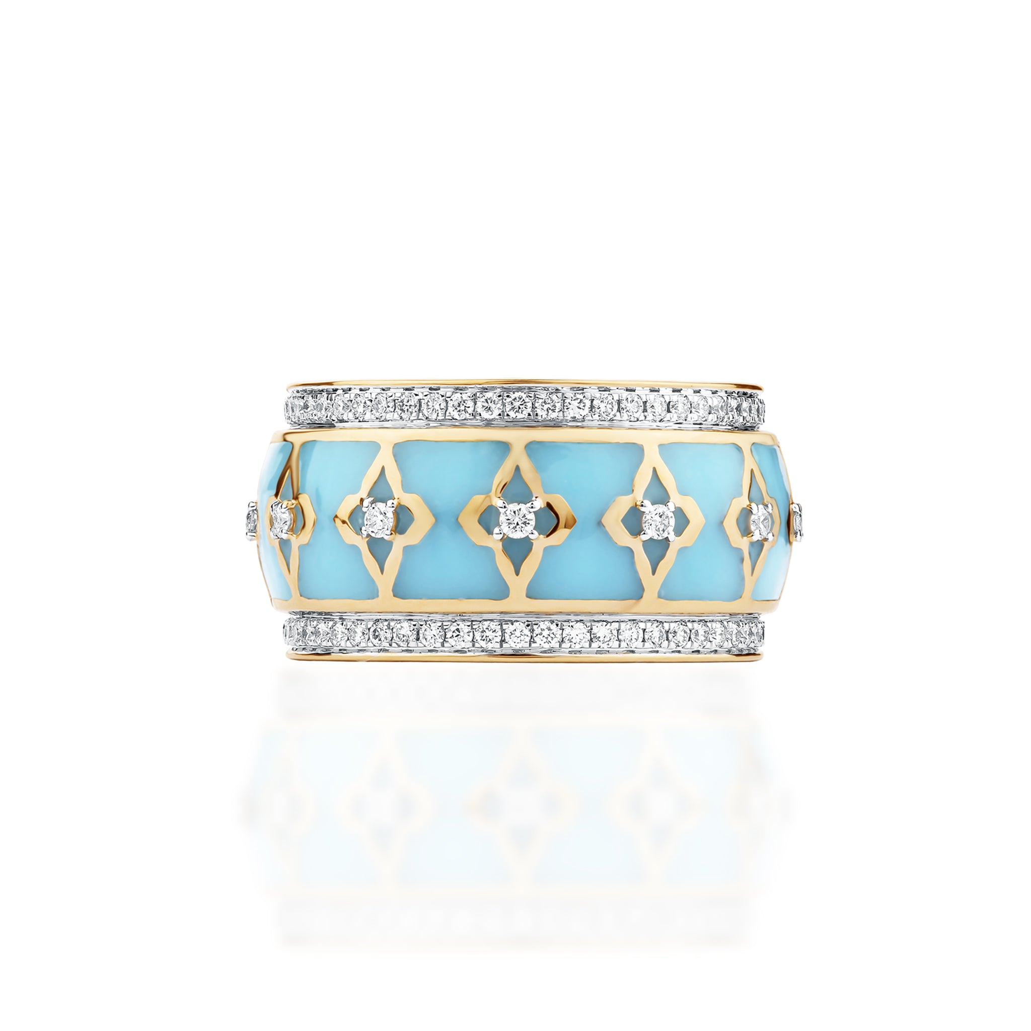 Riva Blue Statement Ring