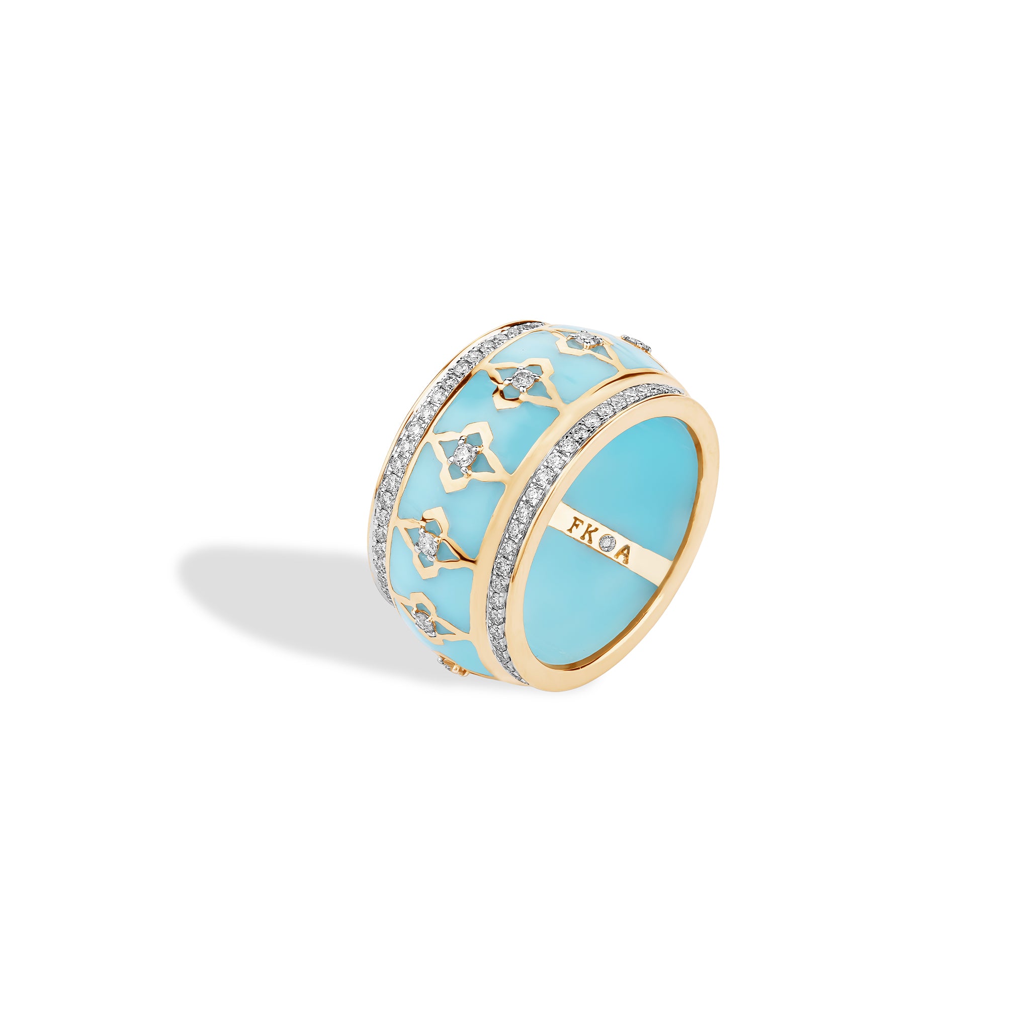 Riva Blue Statement Ring