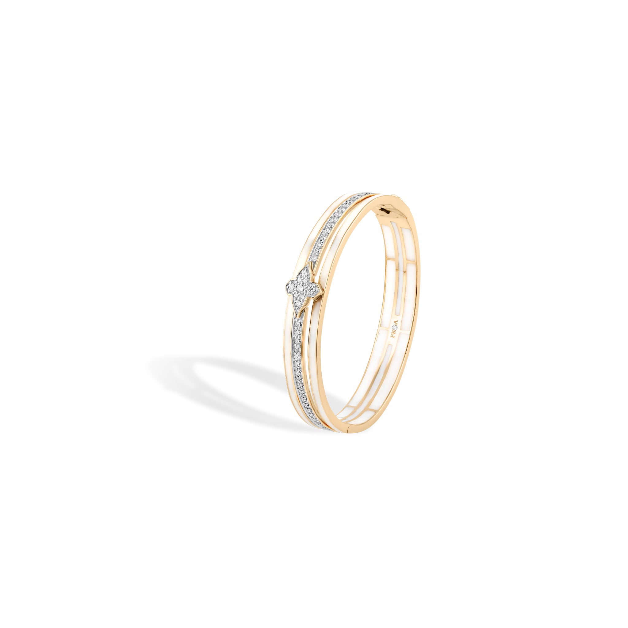 White Ceramic Bold Bracelet