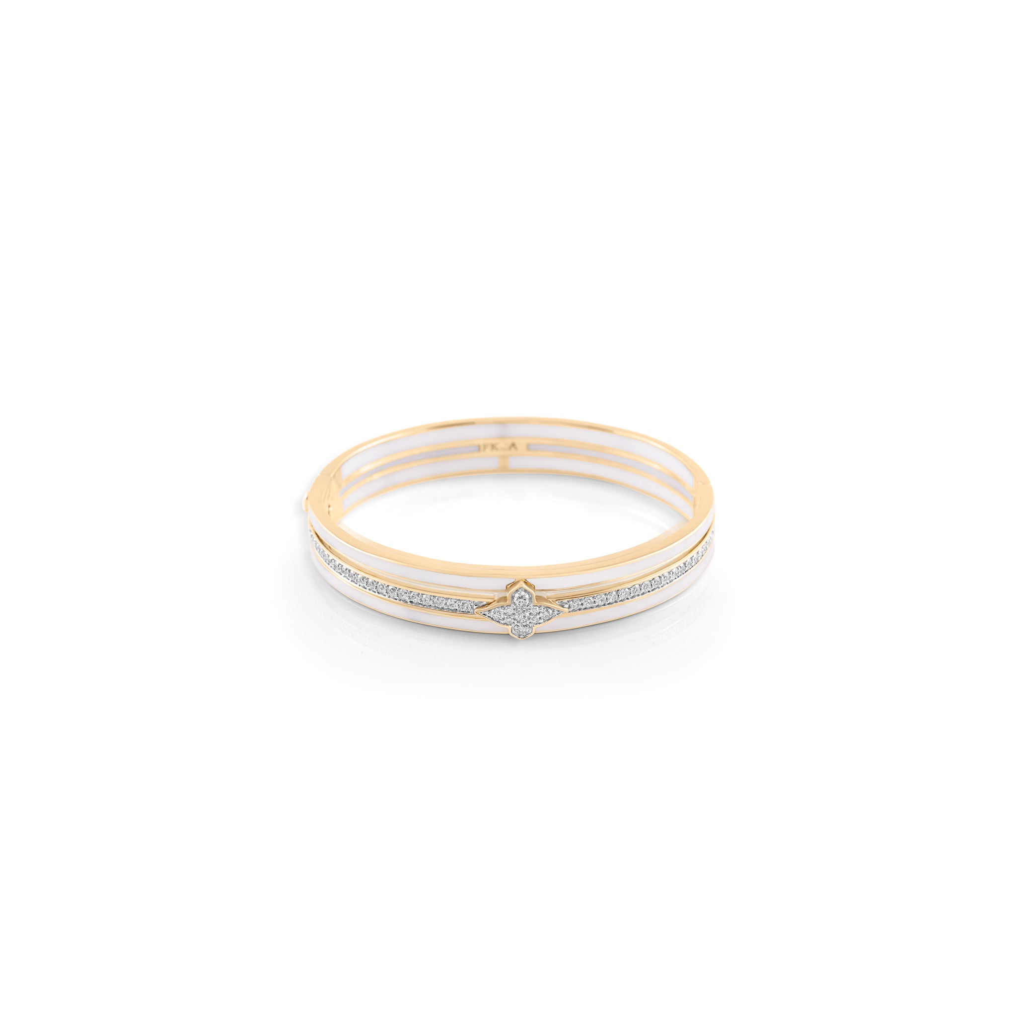White Ceramic Bold Bracelet