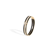 Black Ceramic Bold Bracelet