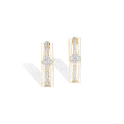 White Ceramic Bold Earrings