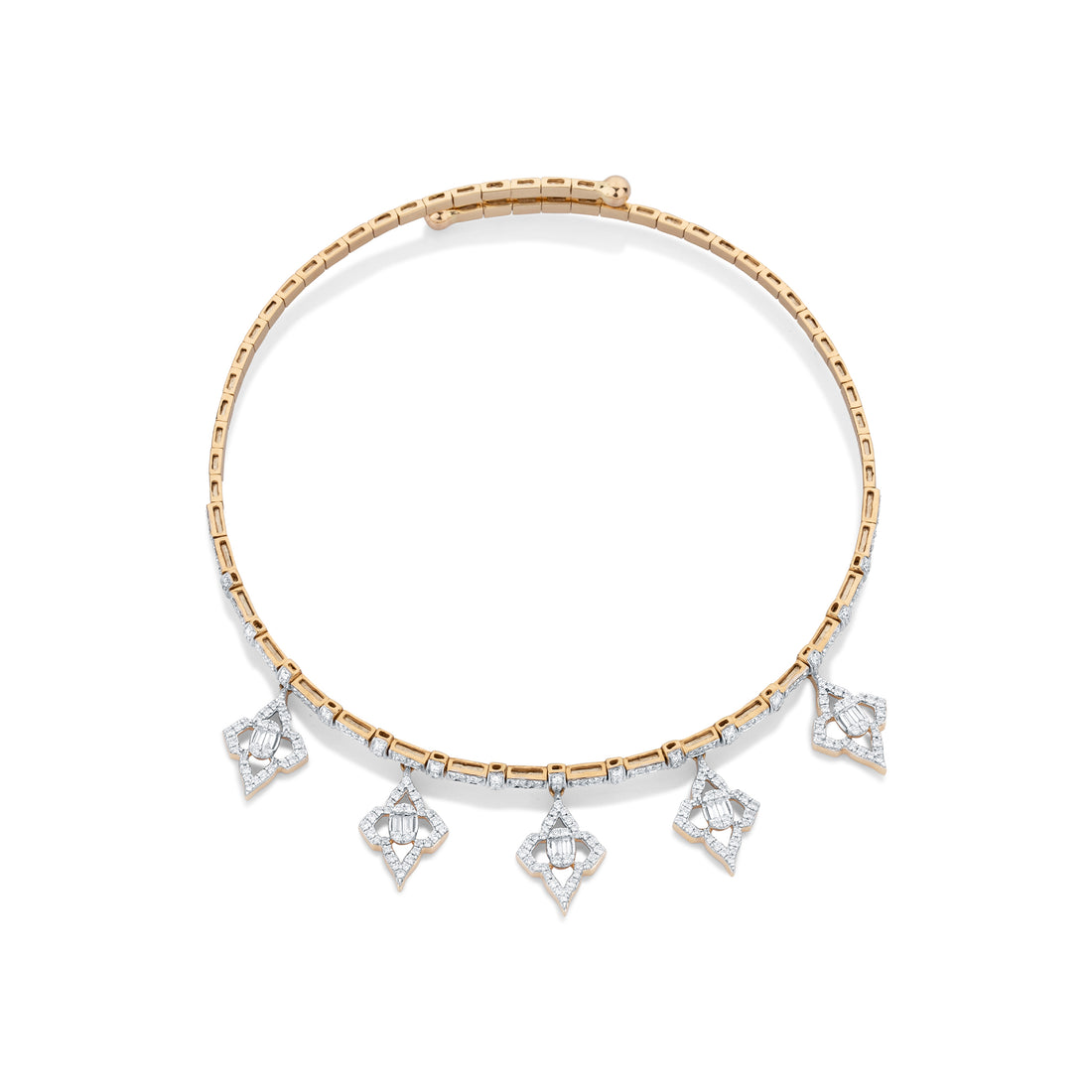 Diamond Charm Choker