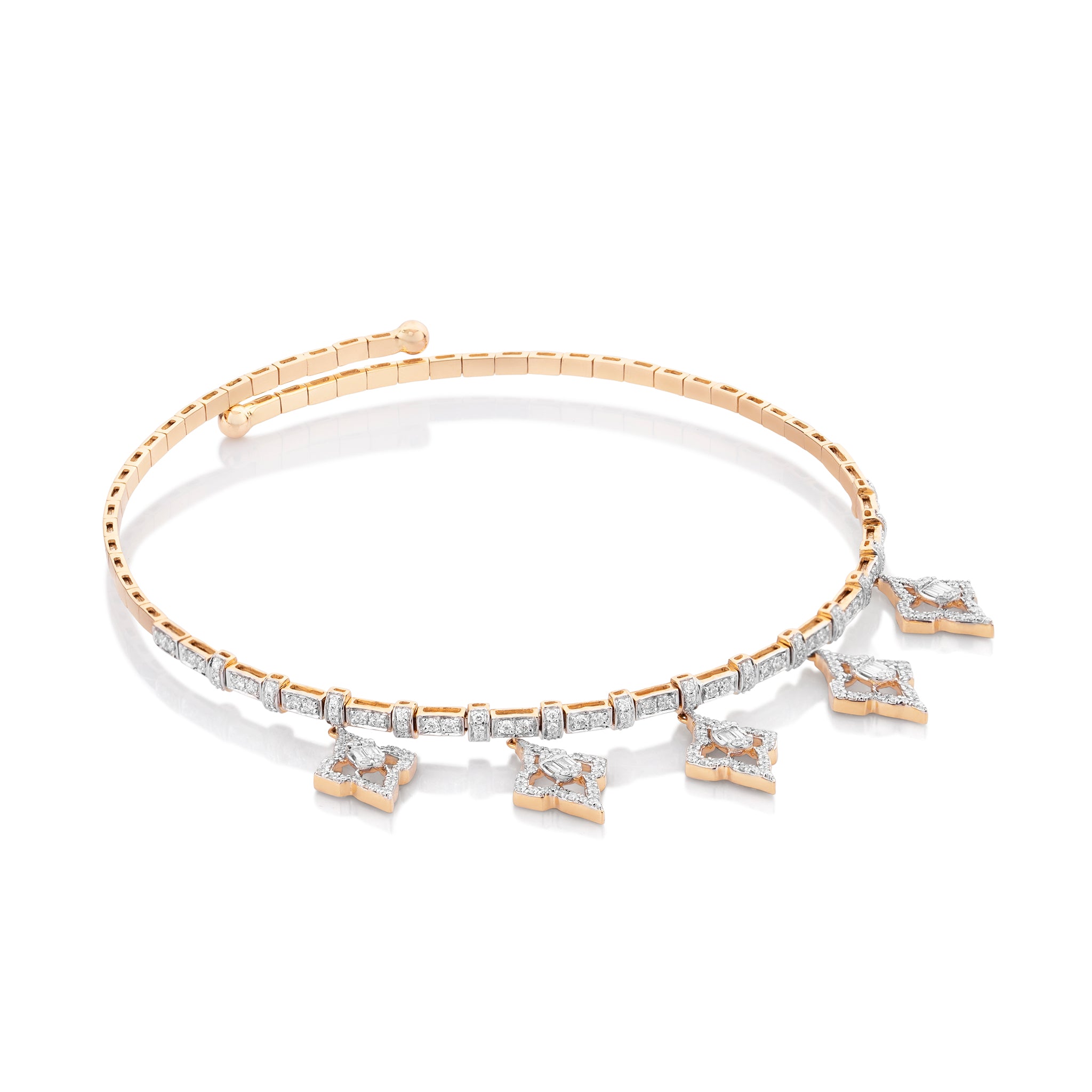 Diamond Charm Choker