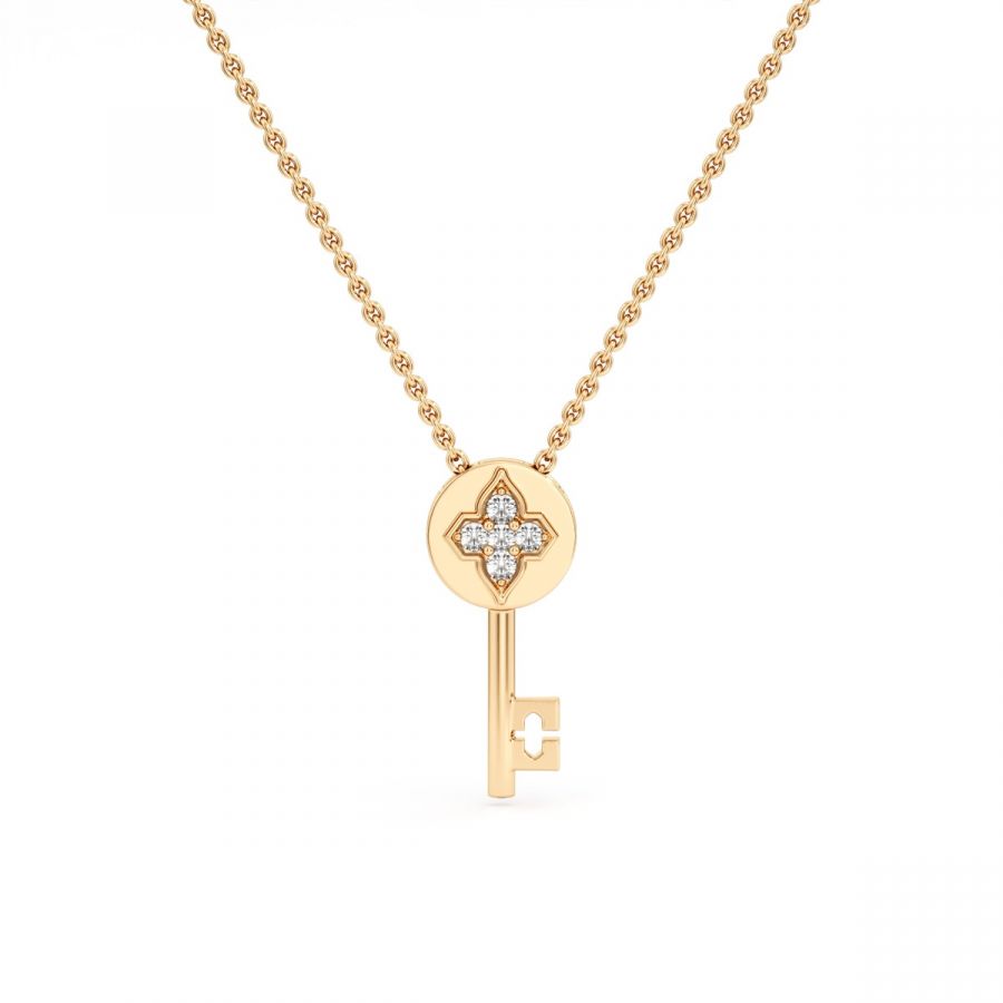 Key to Fortune Pendant