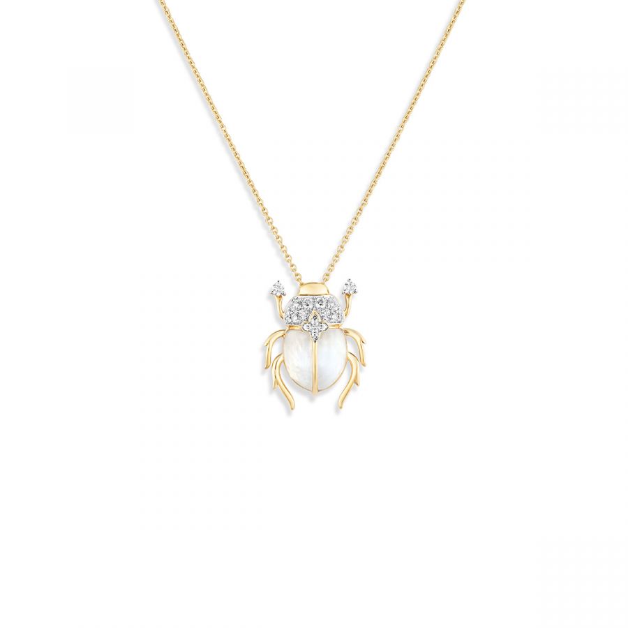 Scarab Moonveil Pendant