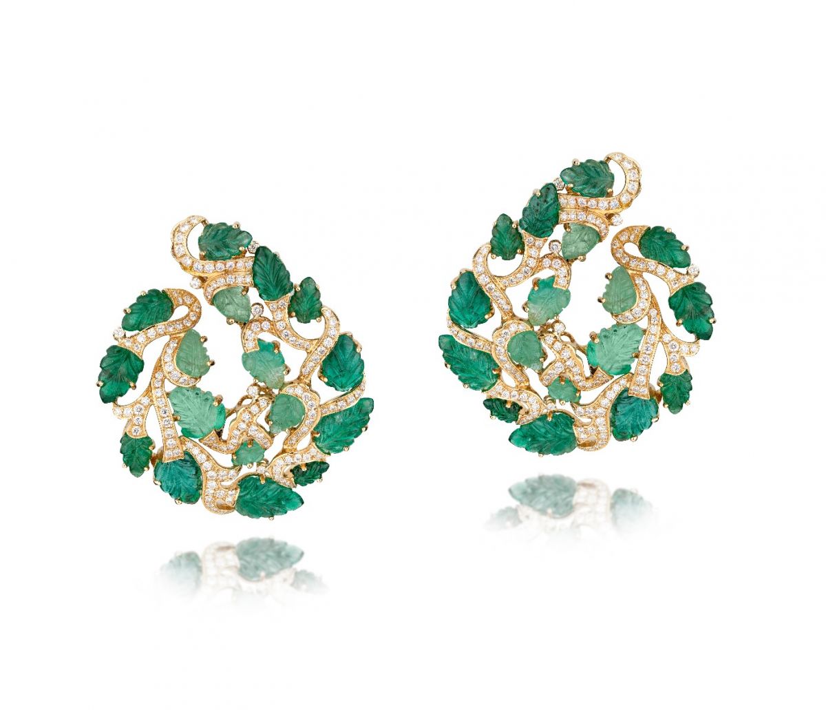 Buy emerald on sale earrings online
